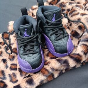 Jordan Kids Sneakers Black Purple